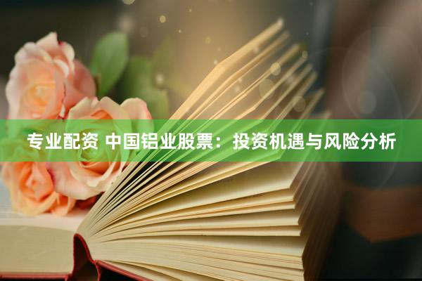 专业配资 中国铝业股票：投资机遇与风险分析